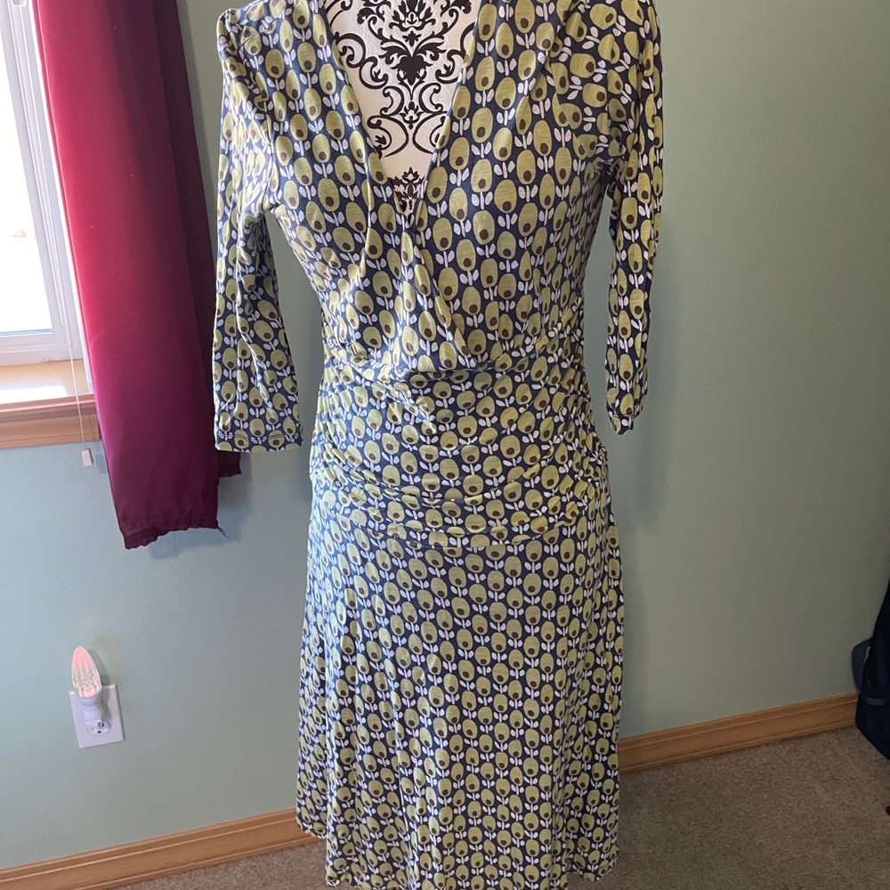 Blue and green dress by Boden